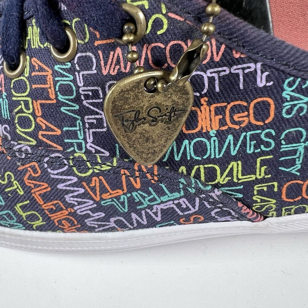 Keds Taylor Swift 1989 World Tour Limited Edition Shoes Women's Size 6 - Picture 4 of 9